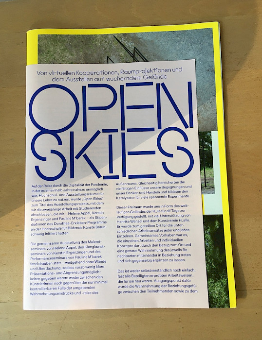Open Skies – Katha Schulte